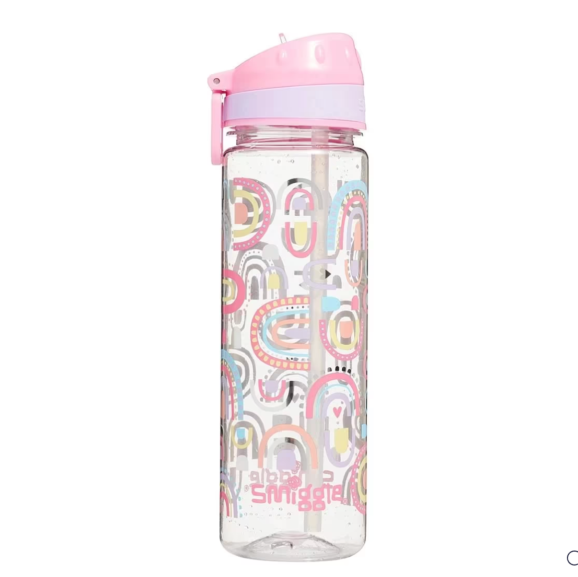 Smiggle Bright Side Drink Bottle 650ml - Pink