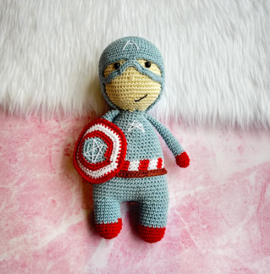 Crochet Toy - Captain America