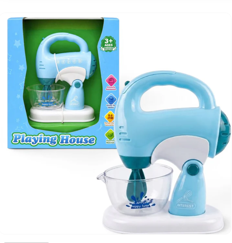 iLearnNGrow Pretend Play Appliance Toy - Choose Your Style - Hand Blender Mixer