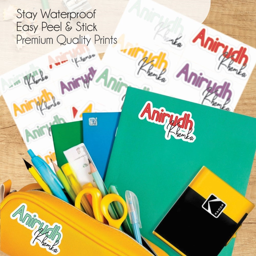 Signature Name Labels