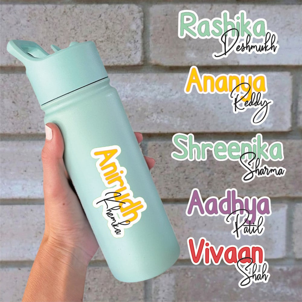 Signature Name Labels