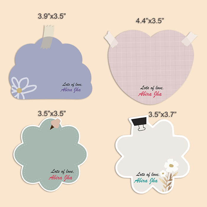 Adorable Personalised Gift Sticker - Shapes Color - Set of 40