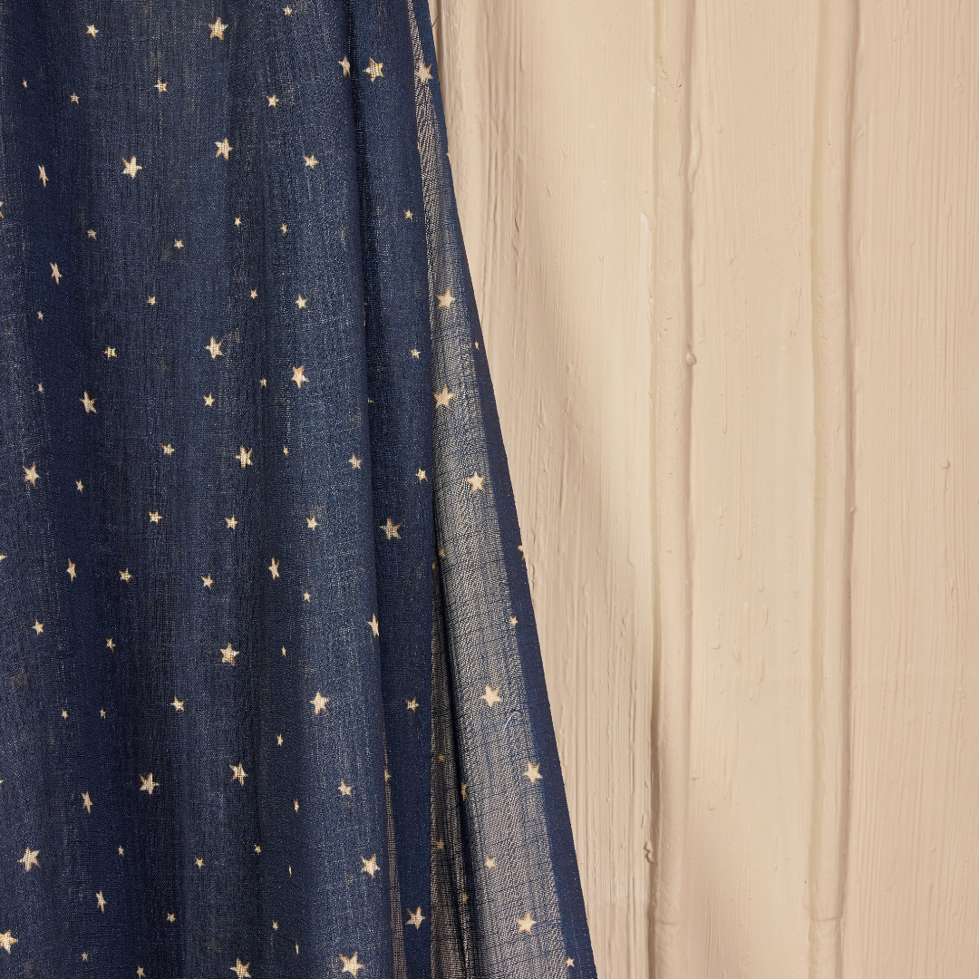 To The Moon And Back Sheer Curtain Fabric