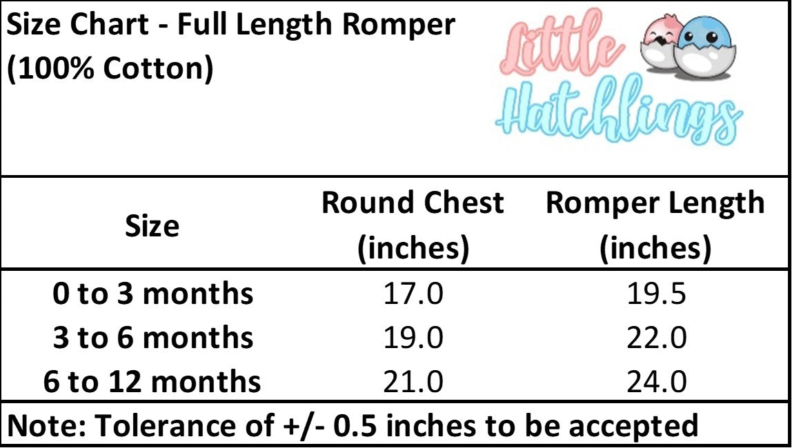 Cutest Little Holigun White (Elephant) Onesie/ Full Romper / Tshirt