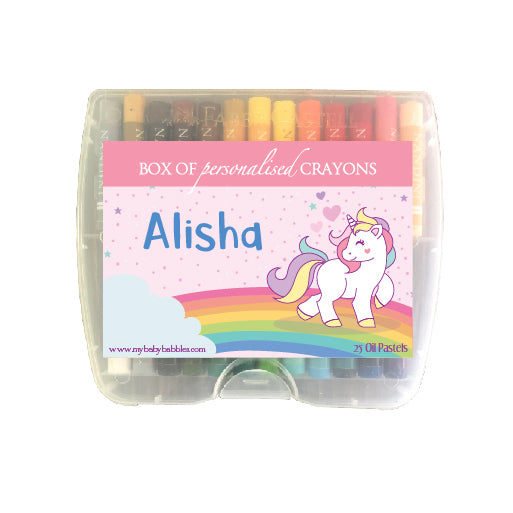 Personalised Sketch Book & Crayon Set