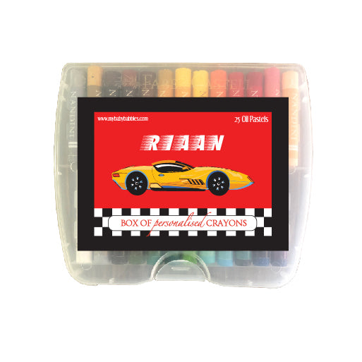 Personalised Sketch Book & Crayon Set