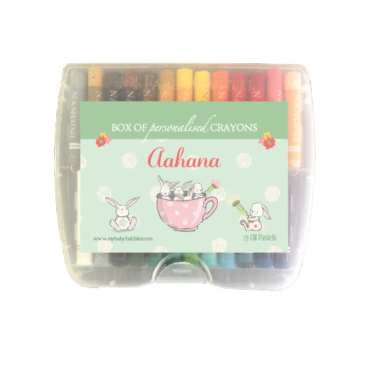 Personalised Sketch Book & Crayon Set