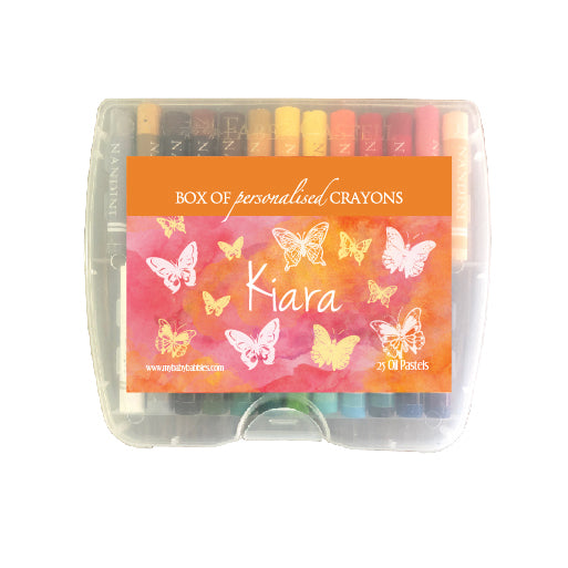 Personalised Sketch Book & Crayon Set