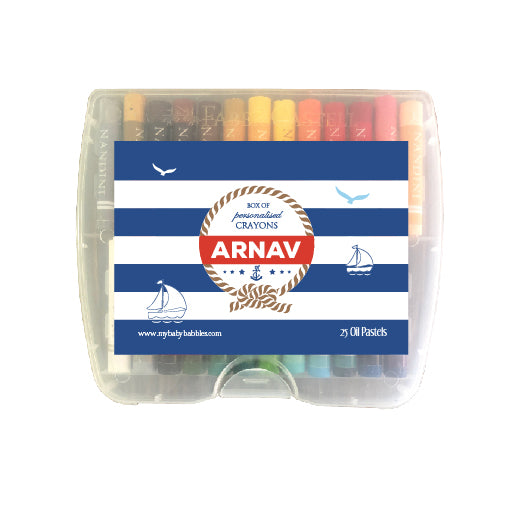 Personalised Sketch Book & Crayon Set