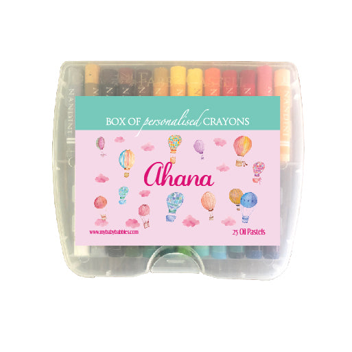 Personalised Sketch Book & Crayon Set