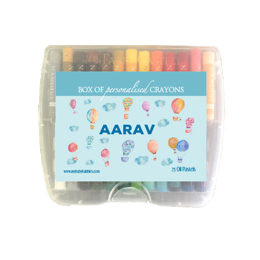 Personalised Sketch Book & Crayon Set