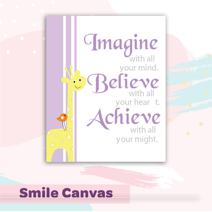Smile Canvas For Wall(Set of 2)