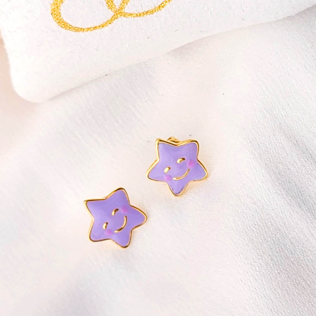 Smiling Star Earrings