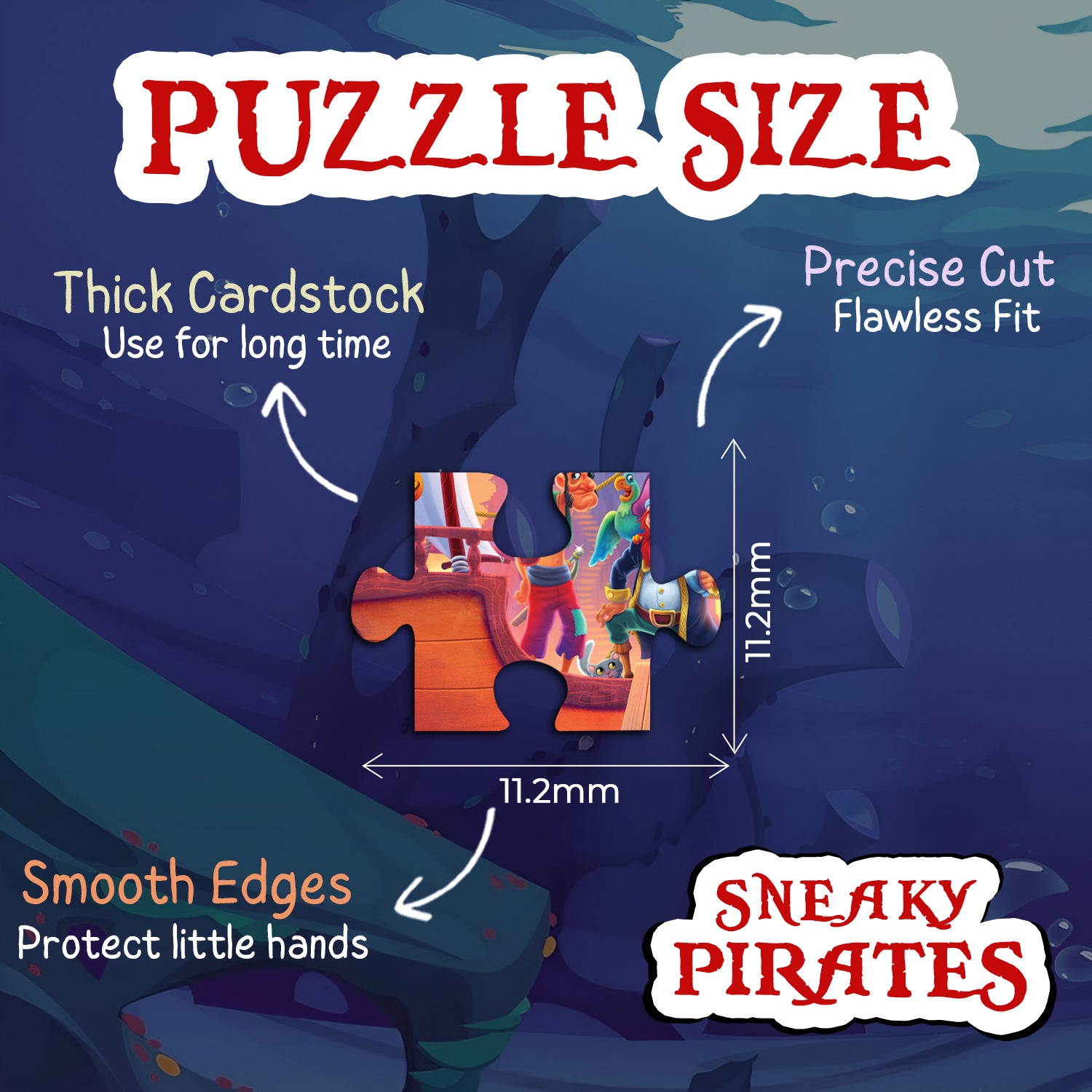 Animal Jambore + Sneaky Pirates - 37 Piece Puzzles