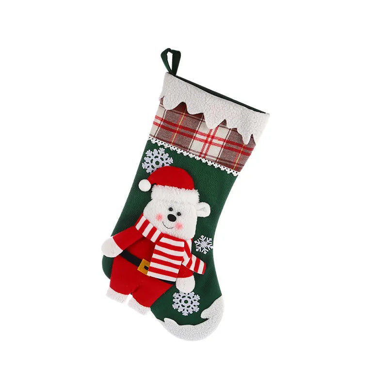 Snowflake Magic Stocking (Snowman)