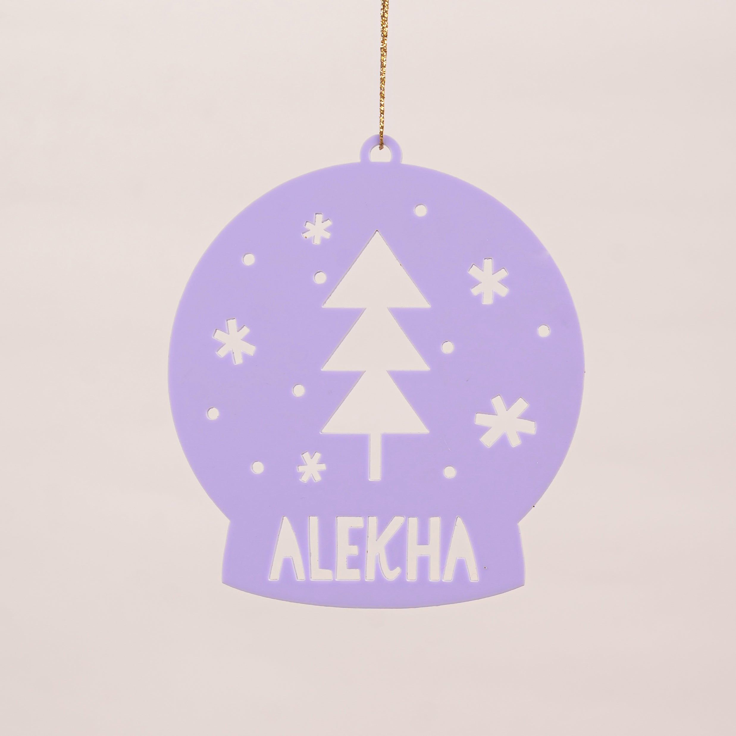 Xmas Shape Ornament | Snowglobe