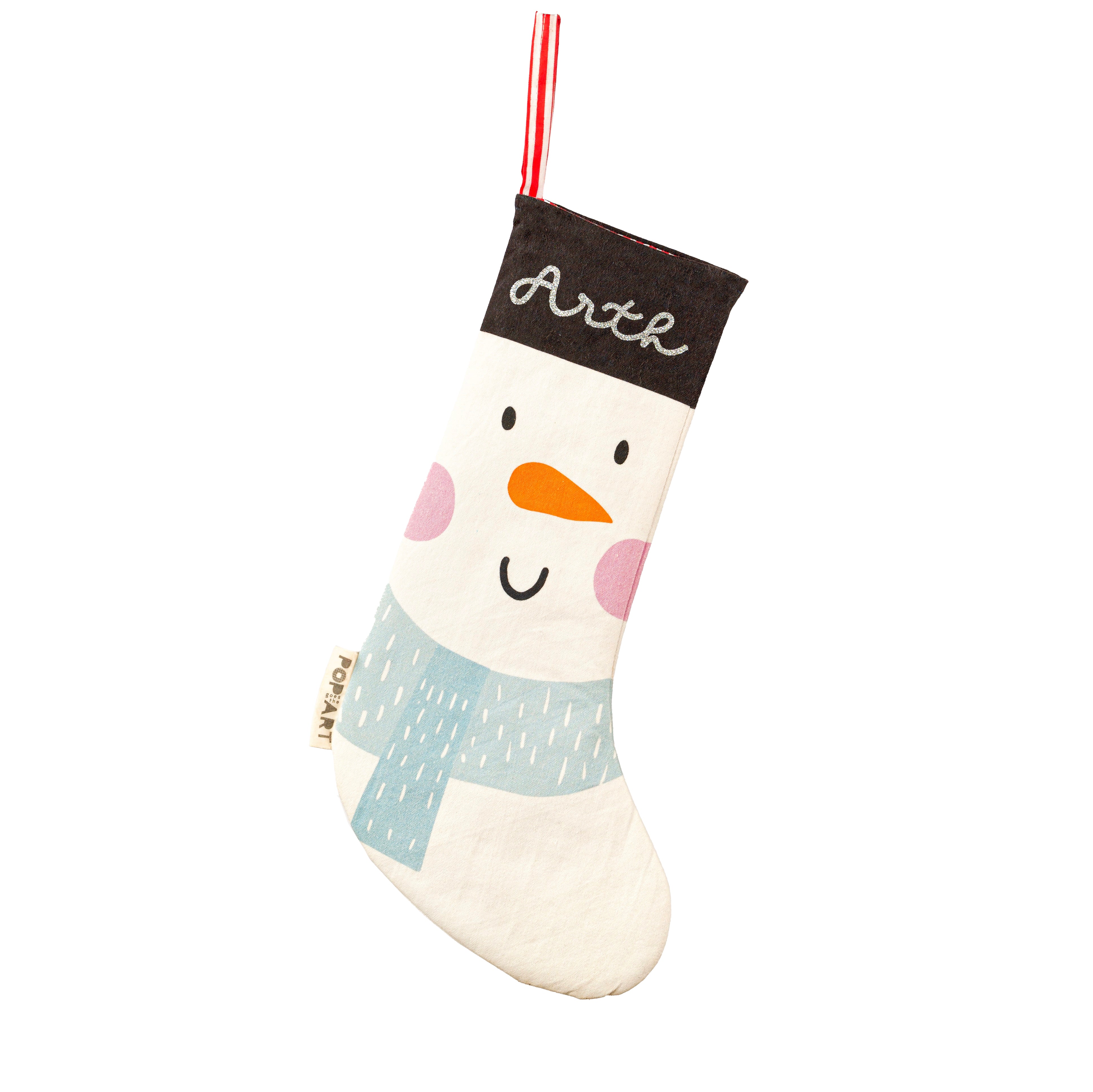 Personalised Stocking - Snowman