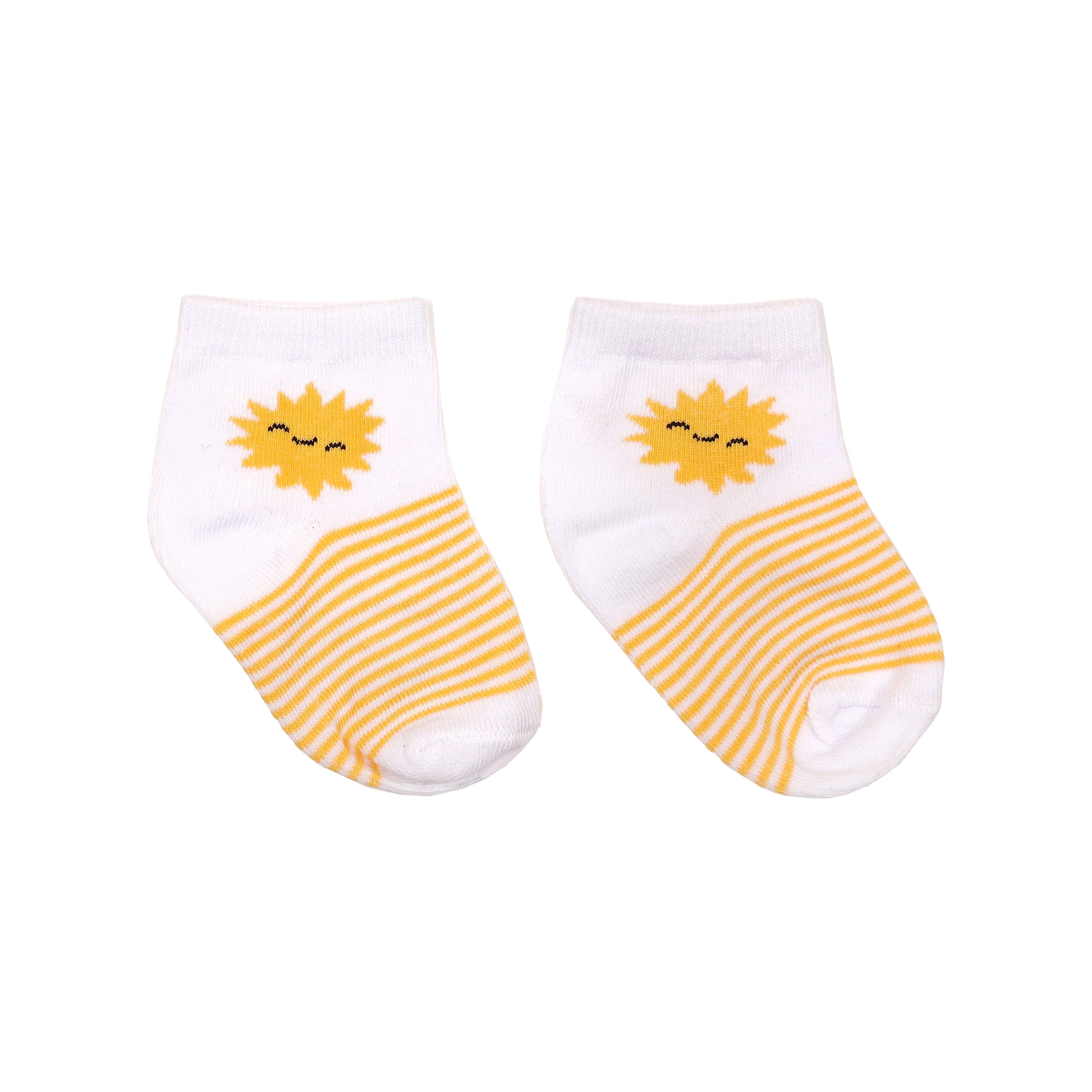 Cuddly Bear Flat Socks (Pack of 3)