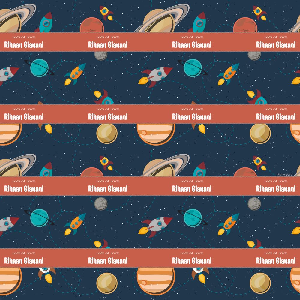 Personalised Wrapping Paper -Space