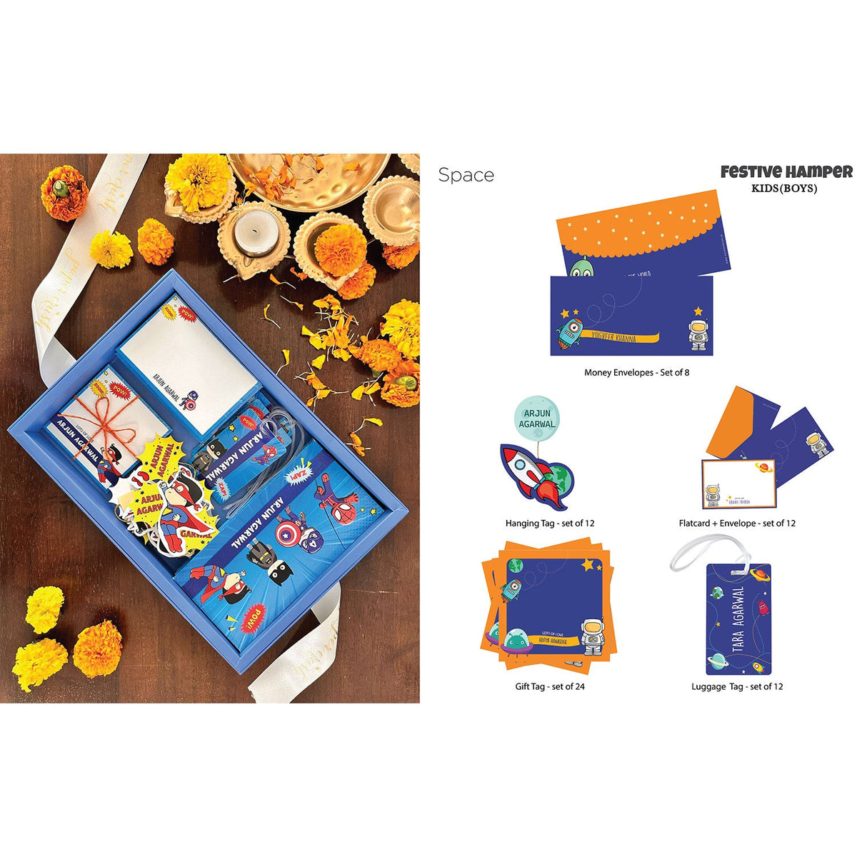Festive Stationery Hamper - Kids