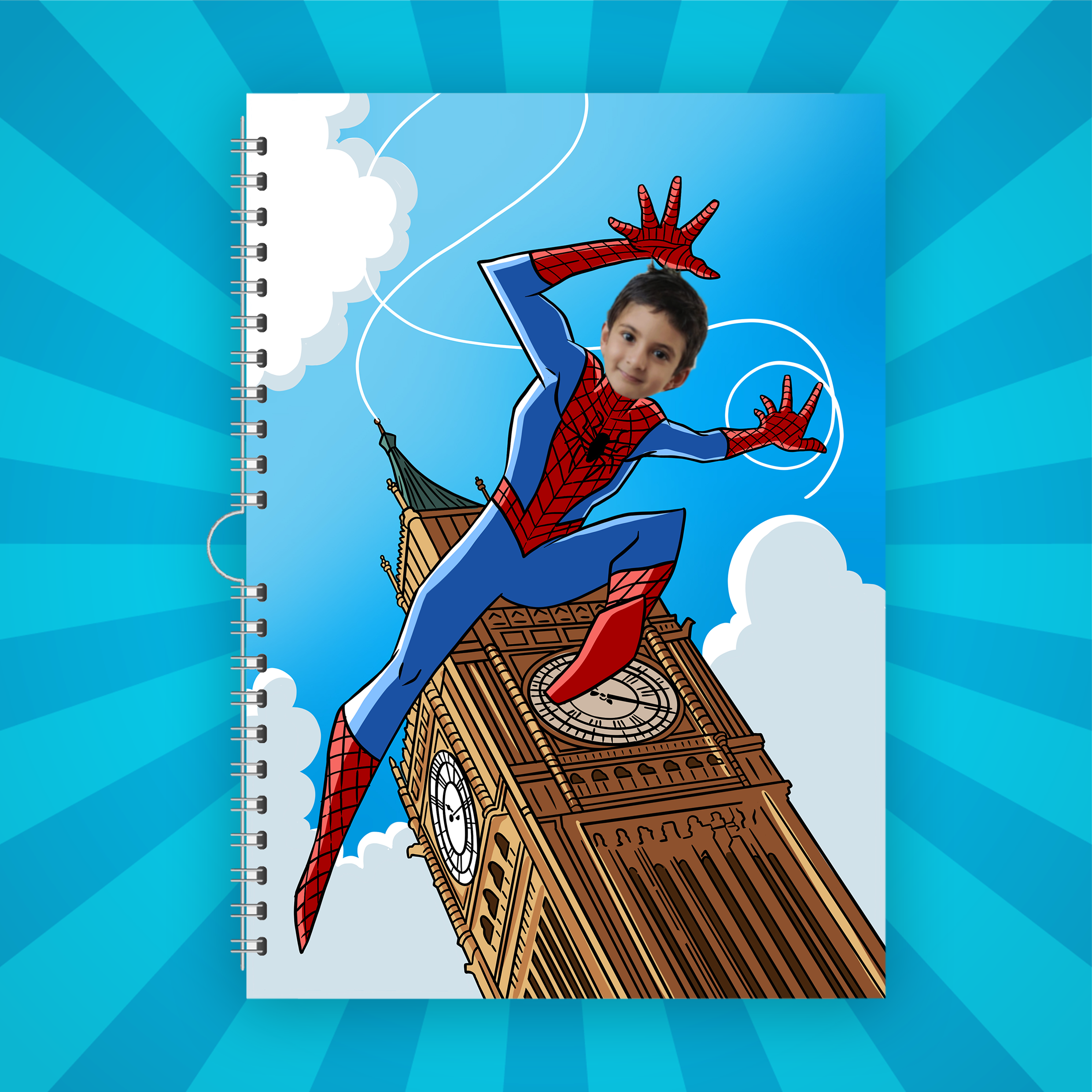 Personalized Superhero Notebooks