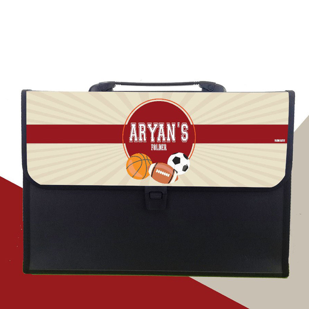 Personalised black Folder
