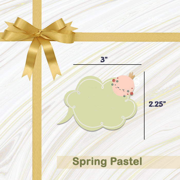 Adorable Personalised Gift Sticker - Spring Pastel - Set of 40