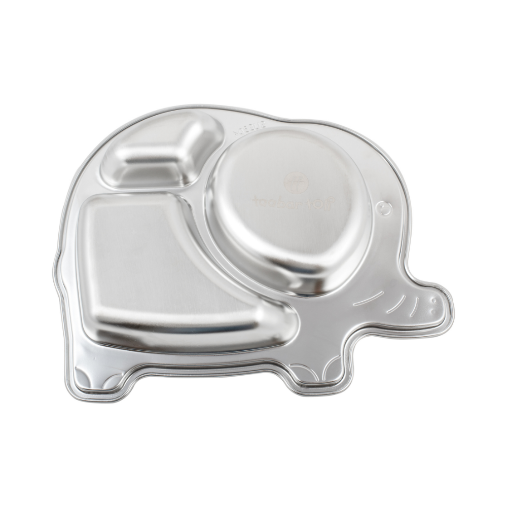 Stainless Steel Elephant Lunch Plate