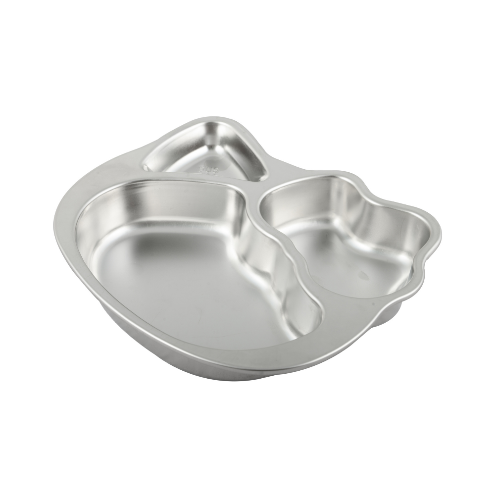 Stainless Steel Kitty Lunch Plate