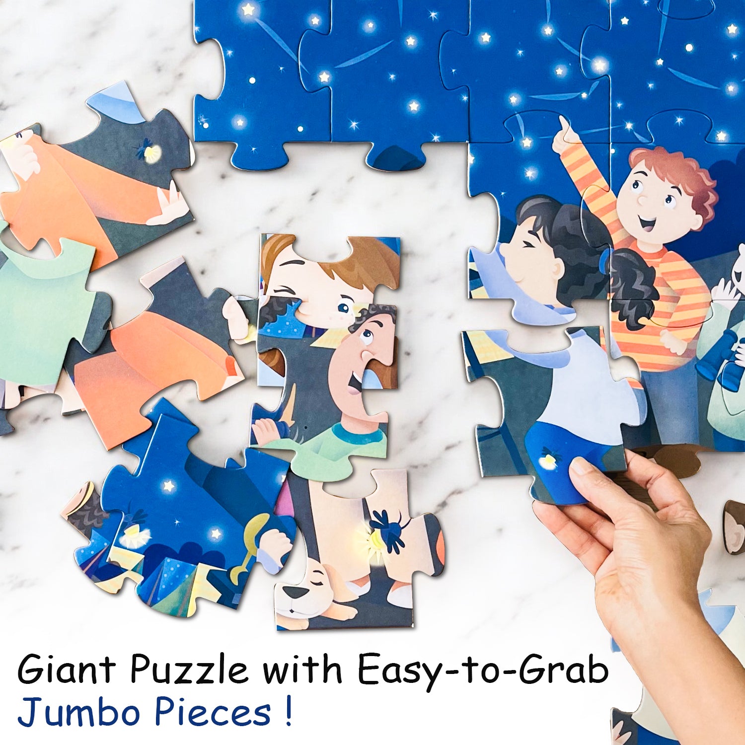 Rainforest Heart Of Earth + Starry Sleepover -  72 & 60 Piece Puzzles