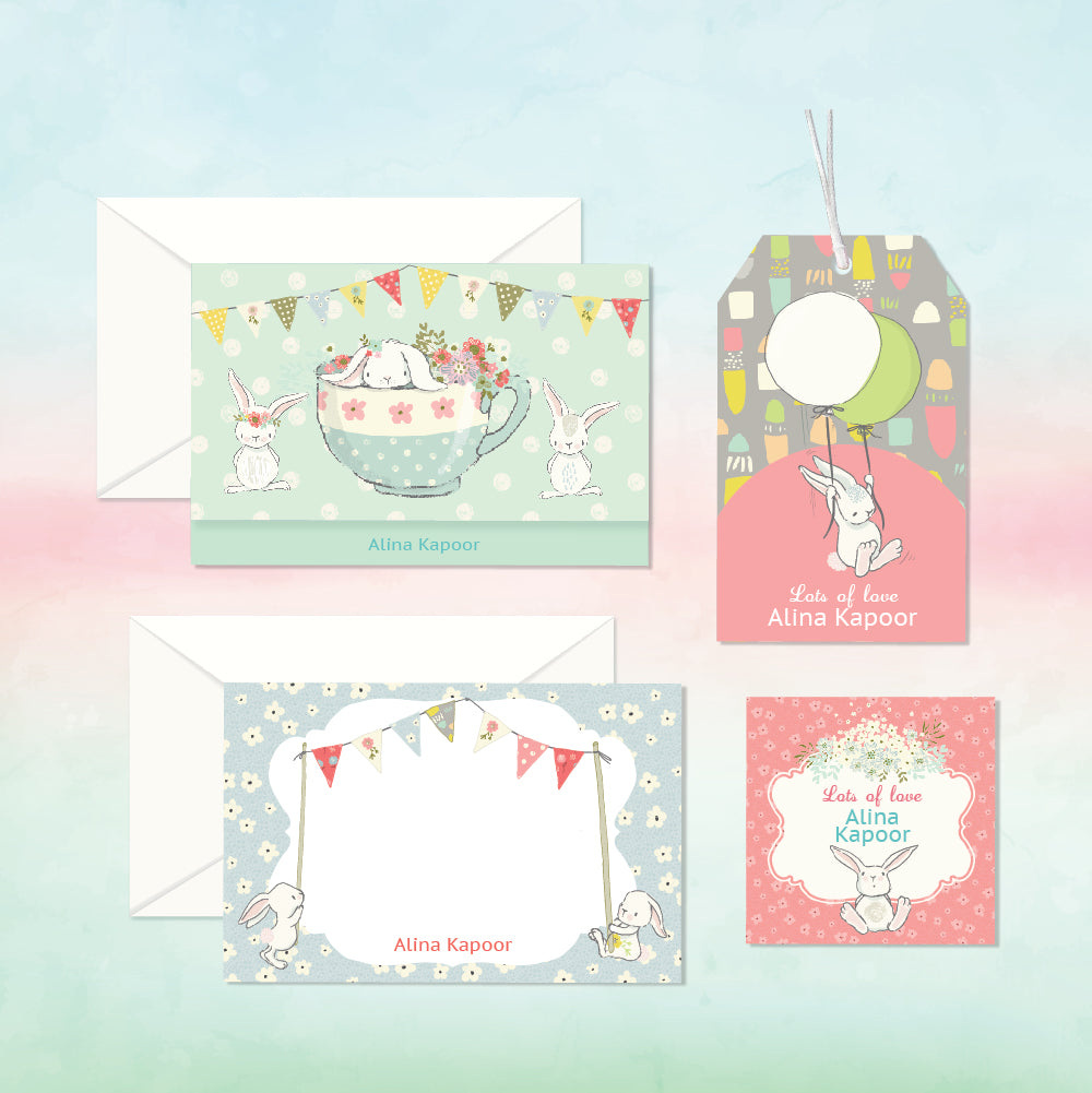 Personalized Stationery Gift Set - Set of 24 or 48