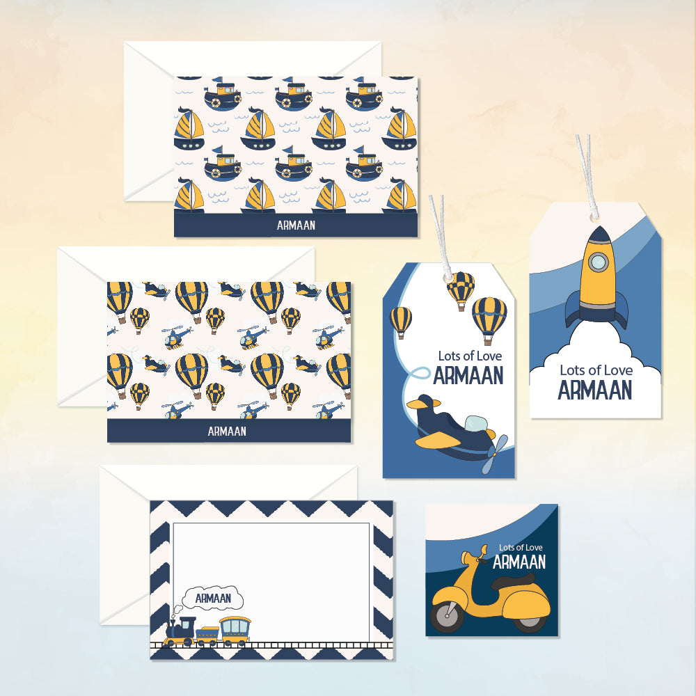 Personalized Stationery Gift Set - Set of 24 or 48