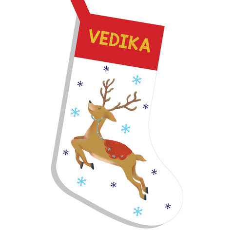 Personalised Stocking - Reindeer