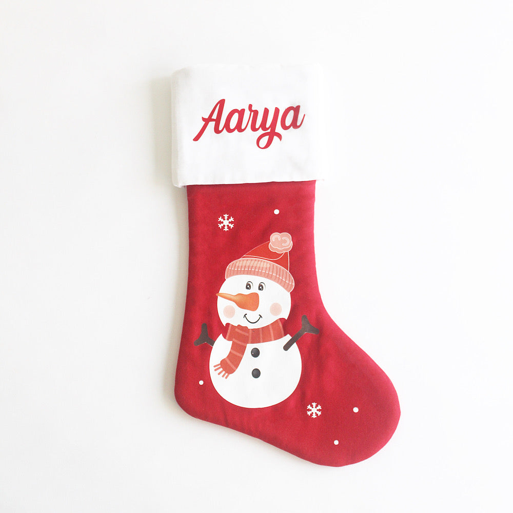 Christmas Stocking - Snowman