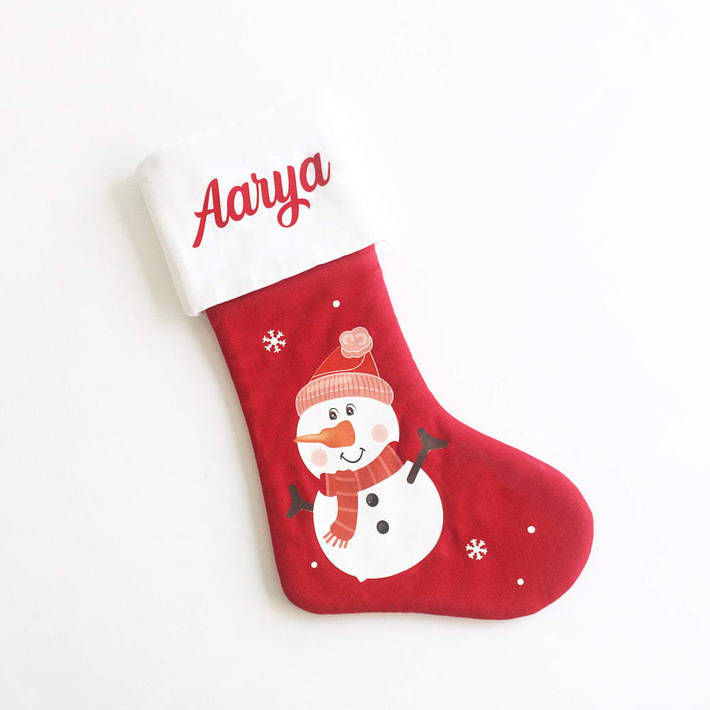 Christmas Stocking - Snowman