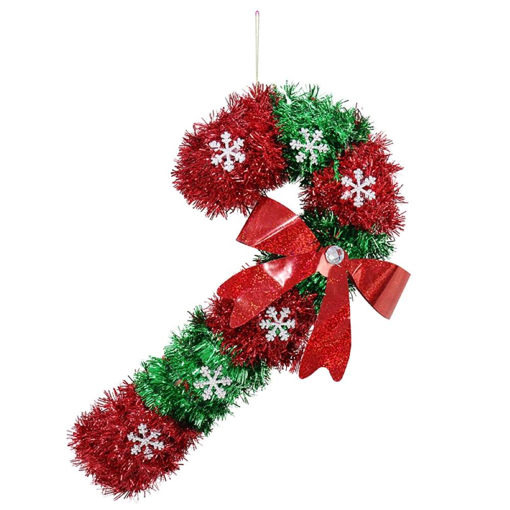 Streamer Candy Cane Ornament