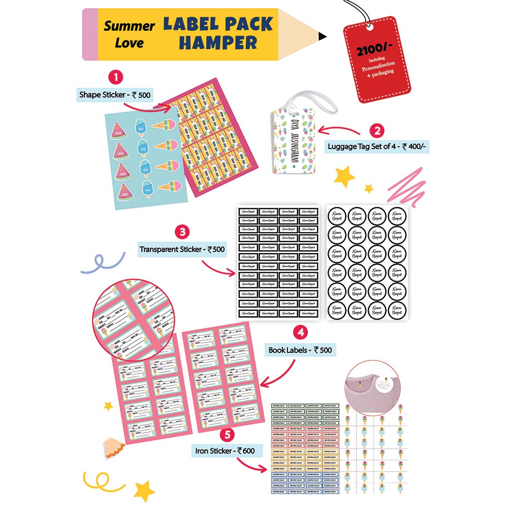 Label Pack Hamper - Girls - Summer Love