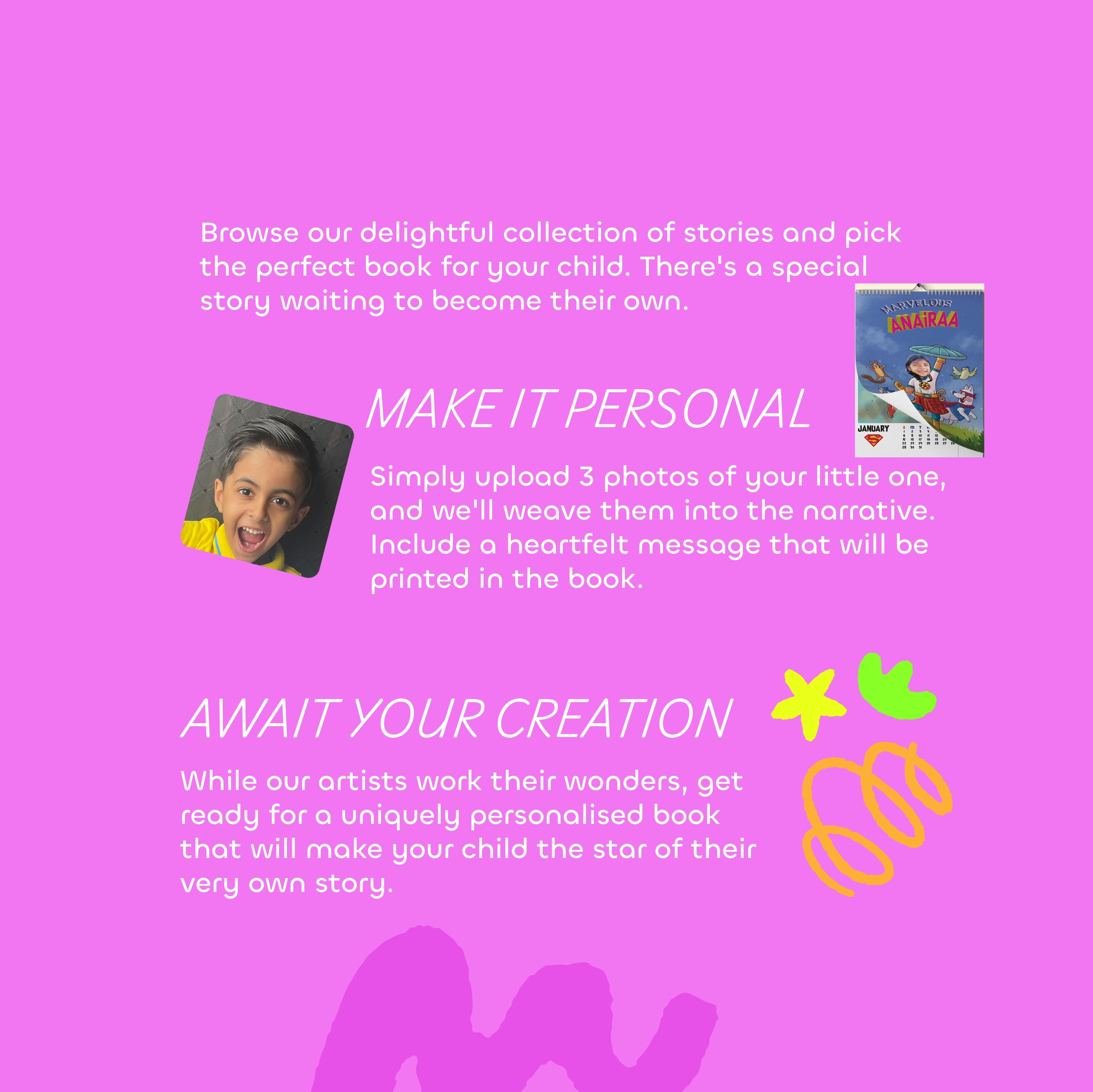 Superhero Calendar - Girls