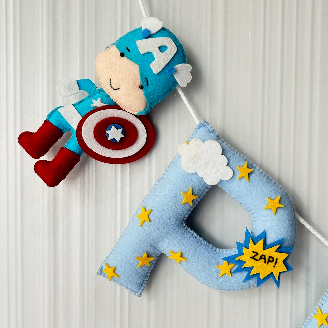 Superhero Assemble Name Bunting/Garland