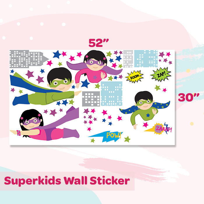 Superkids Wall Sticker For Kids