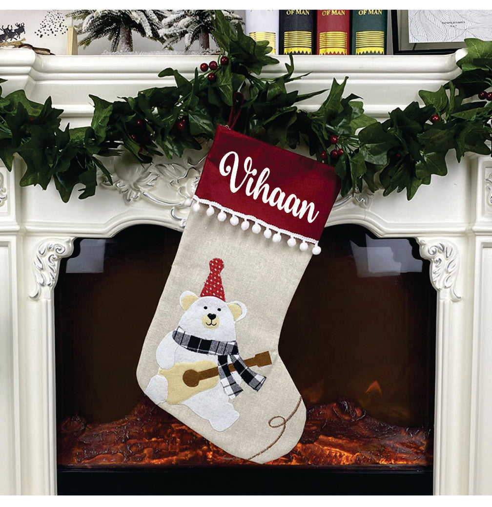 Babble Wrap Pom-Pom Fiesta Stockings