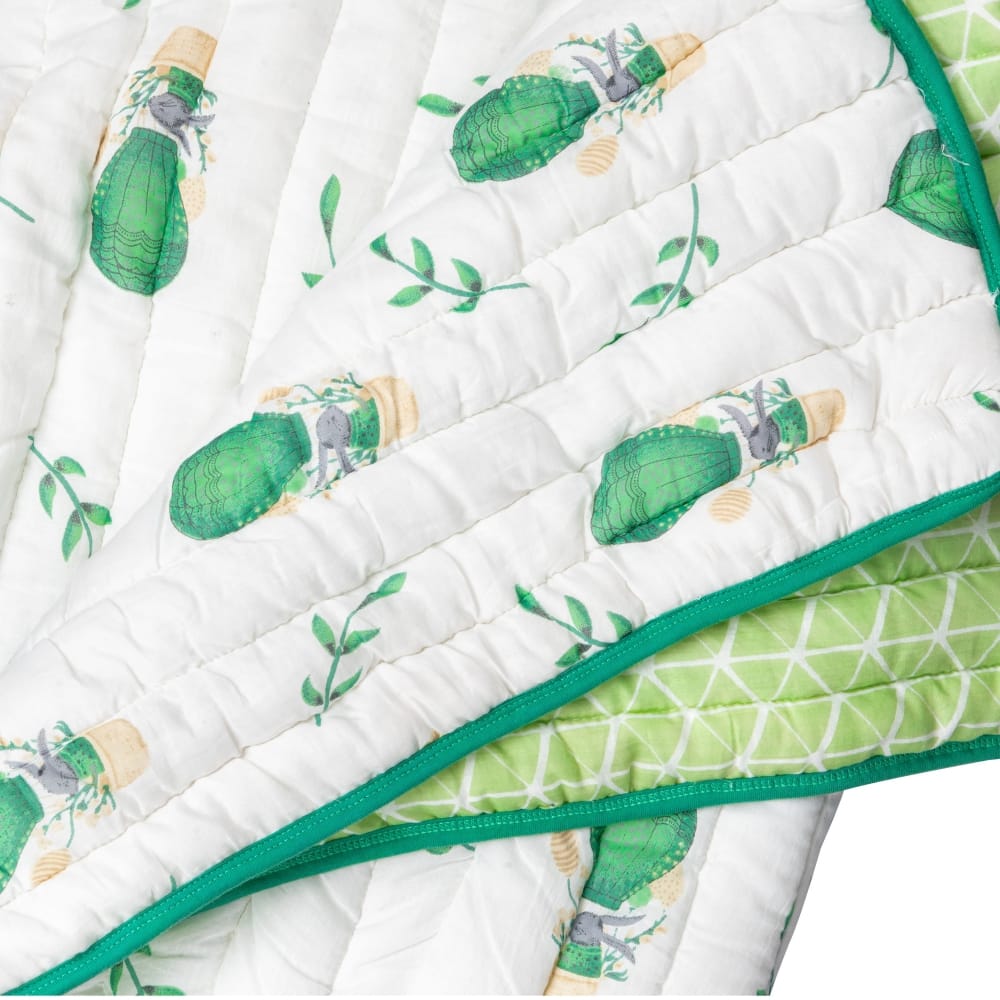 Theoni 100% Organic Cotton reversible Quilts - Cappadocia Dreams