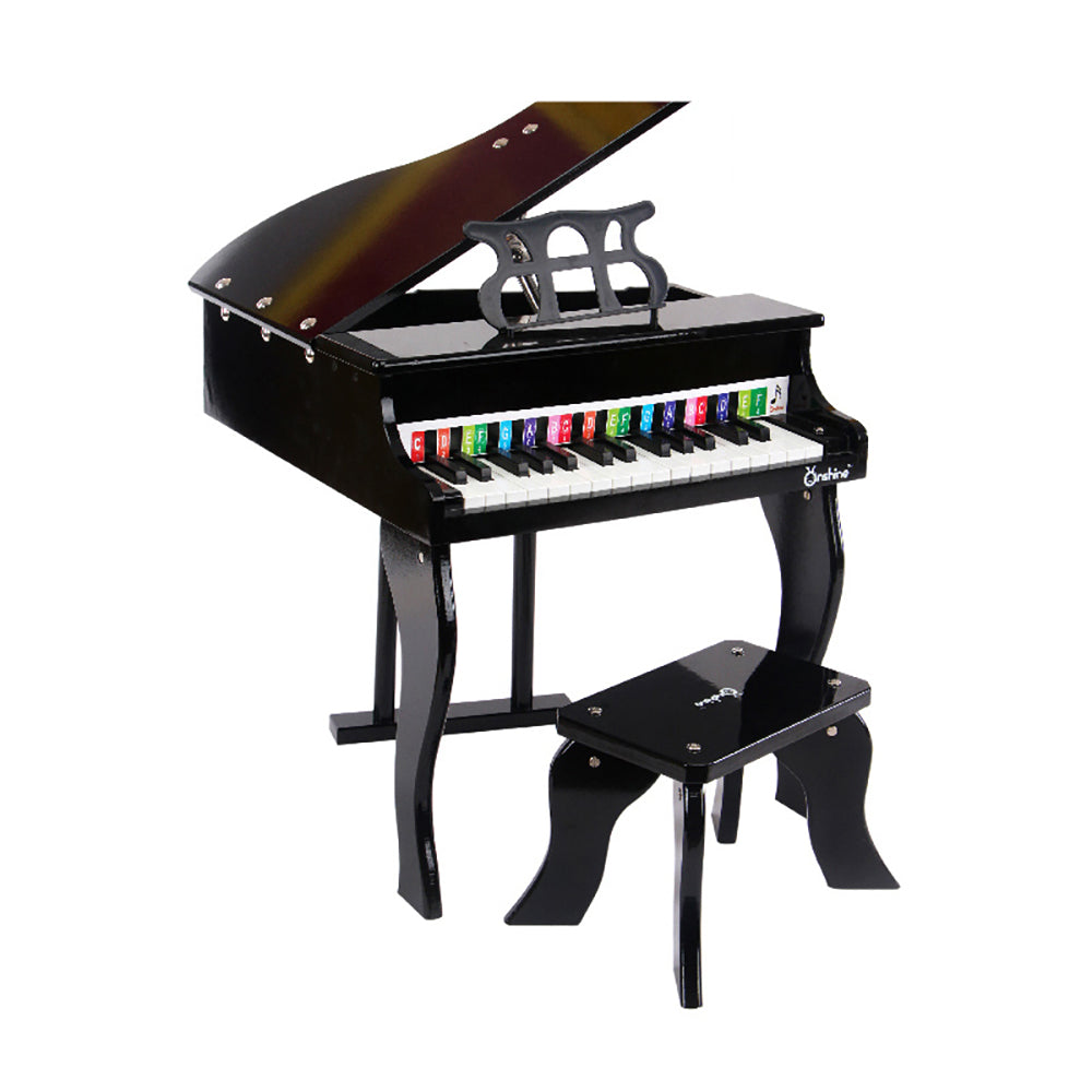 Wooden Piano - Black/ White