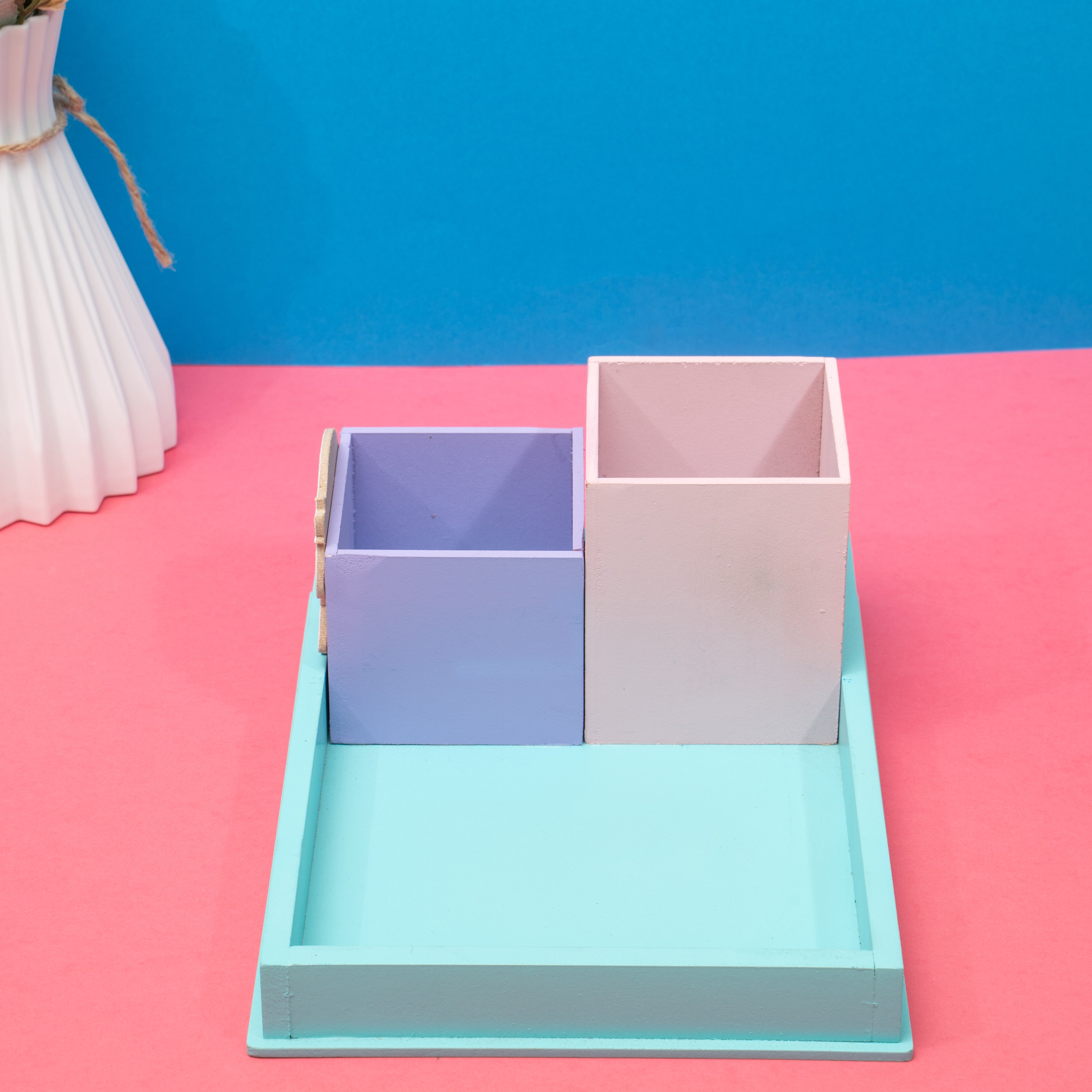 Tray With Pen Stand