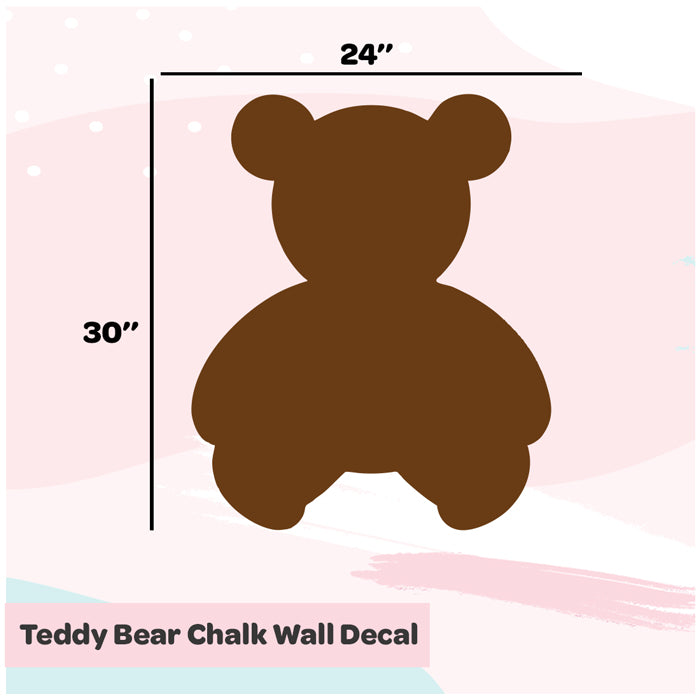 Teddy Bear Chalk Decal