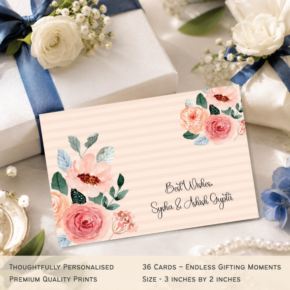 Gift Tags Rectangle - Timeless Blooms - image 3