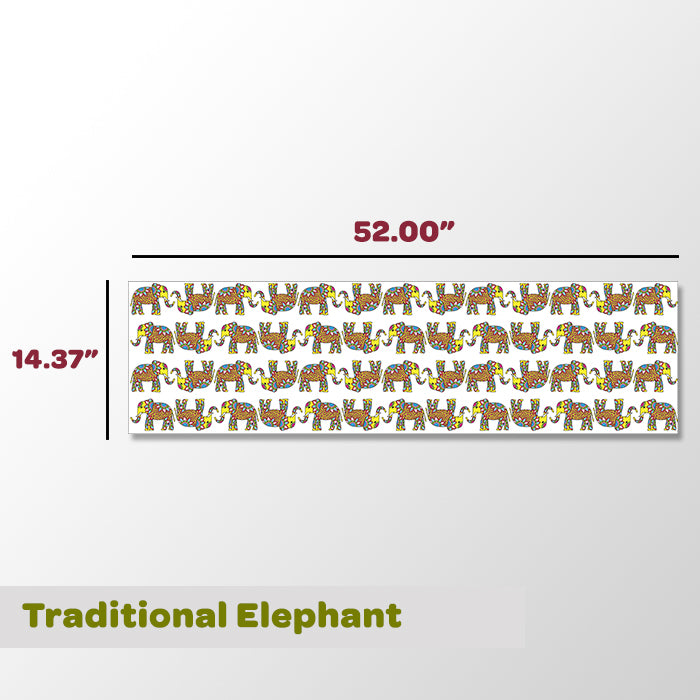 Traditional Elephant Mini Wall Art Stickers