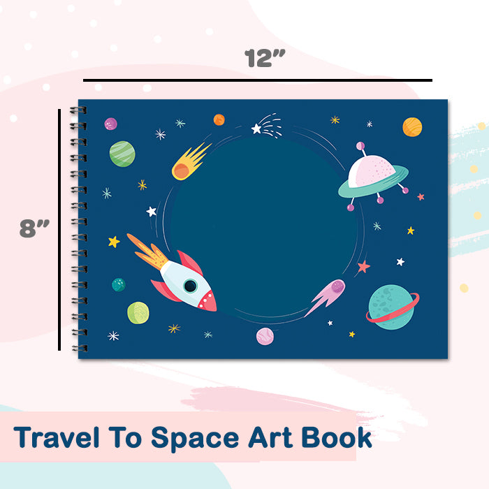 Treval To Space Personalised Art Book