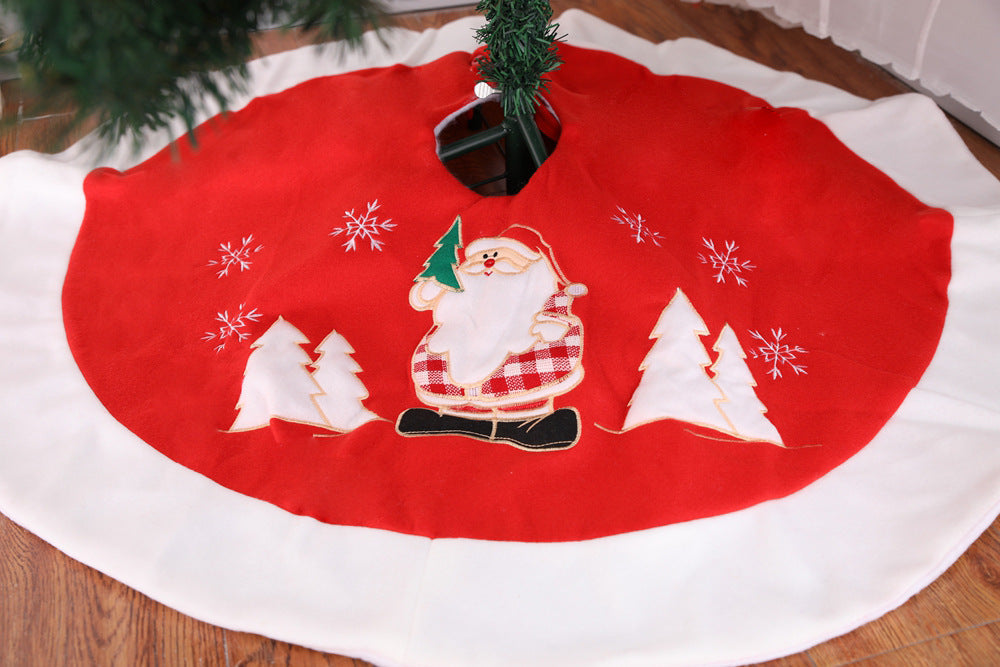 35" Tree Skirt- Happy Santa