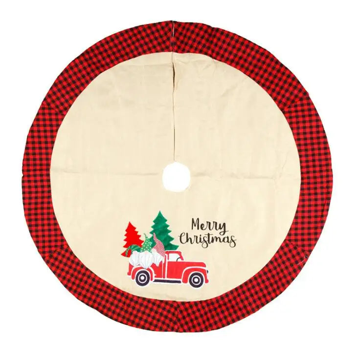 42" Tree Skirts - Santa's Joyride